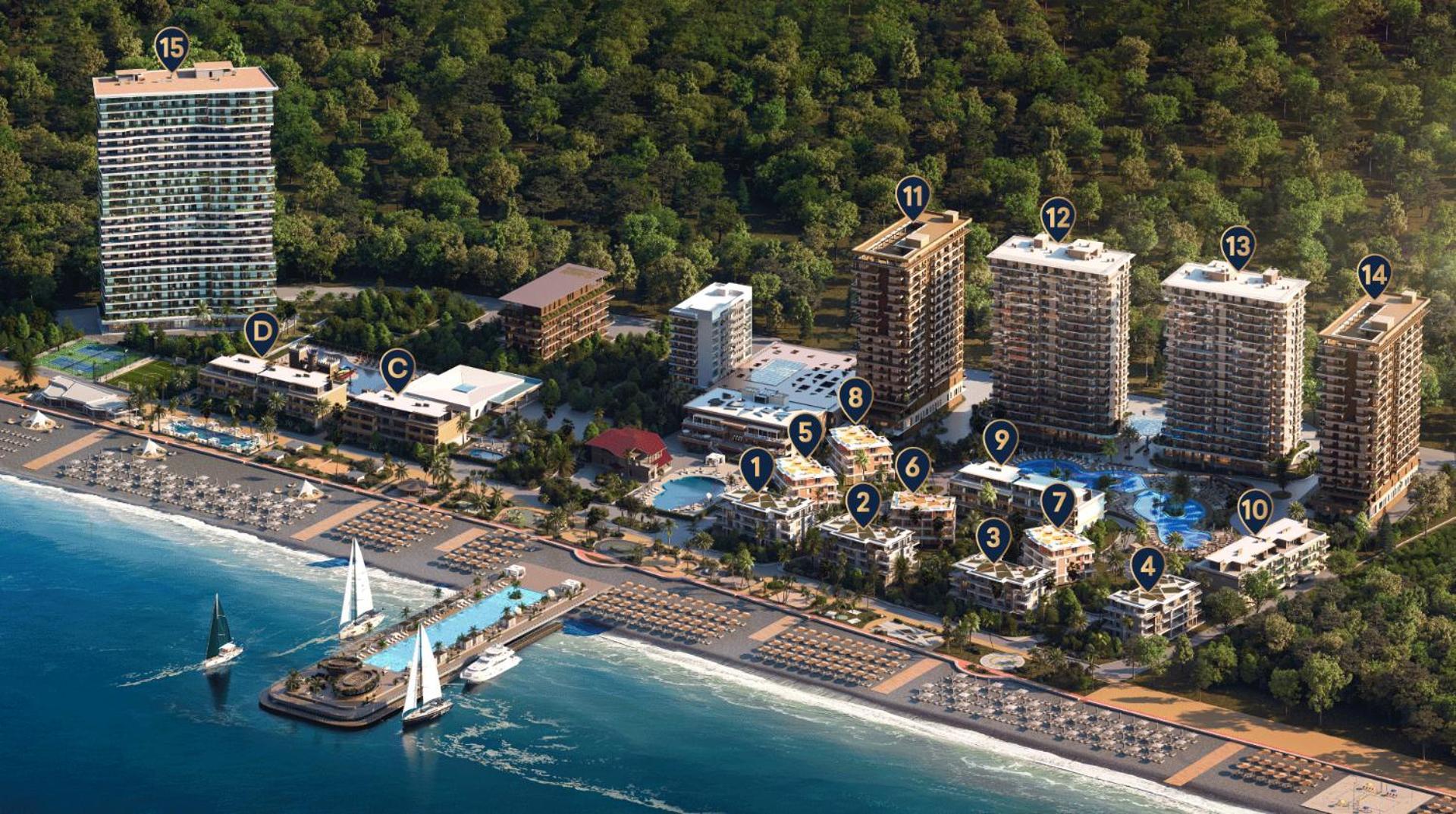Luxury Oasis Apartment Chakvi Exterior foto